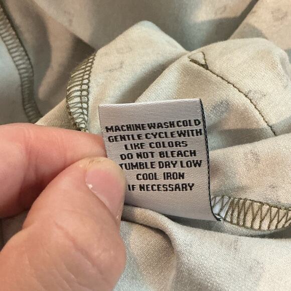 Habitat Womens Open Front Cardigan Size Large Green Lagenlook Boho Beach Casual - Picture 9 of 9